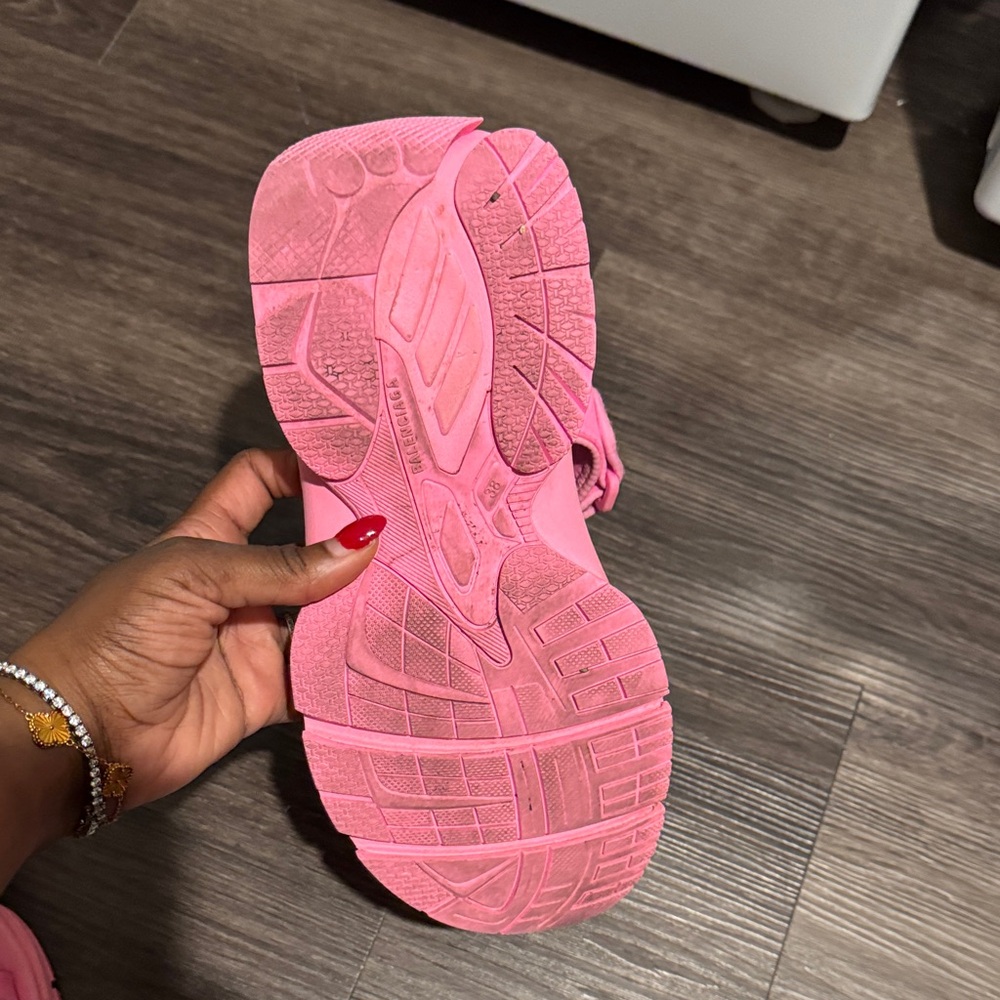 Balenciaga Bright Pink Women's Sandals - Picture 13 of 14